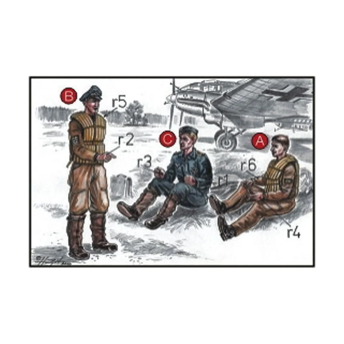 Deutsche Bomber Piloten - CMK 129-F72038