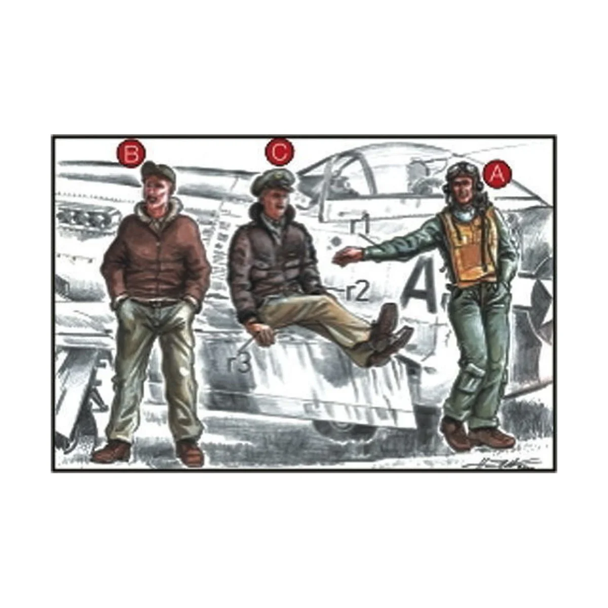 US Army Piloten und Mechaniker - CMK 129-F72039