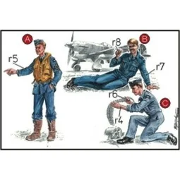 RAF Mechaniker und Pilot - CMK 129-F72041