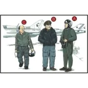 Warschauer Pakt Piloten 3 Stück, 1/72 - CMK 129-F72051