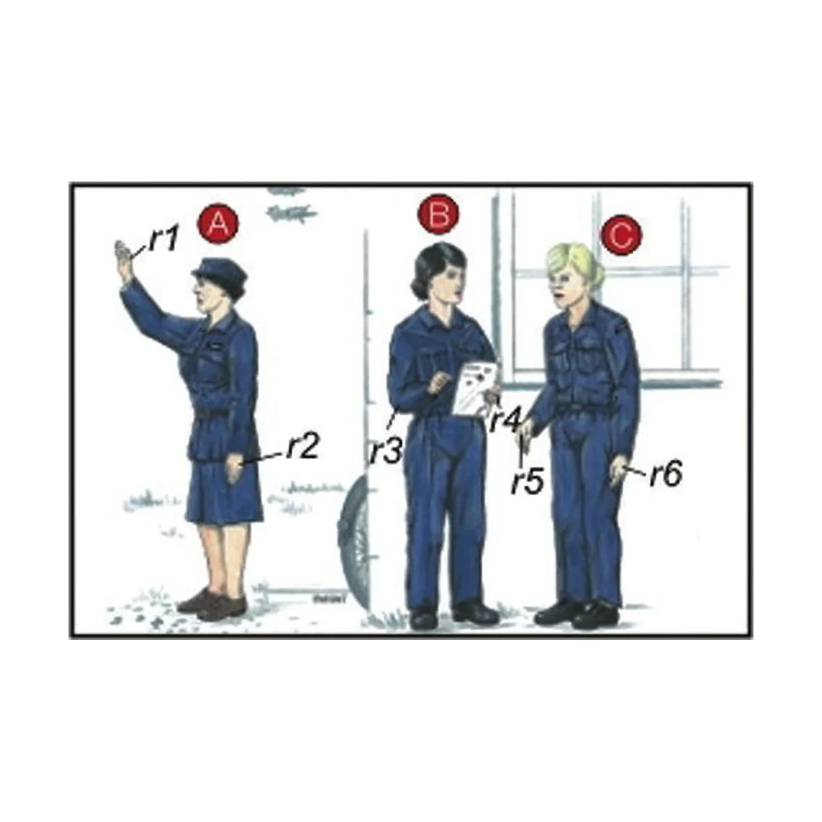 WAAF Personal, 1/72 - CMK 129-F72052