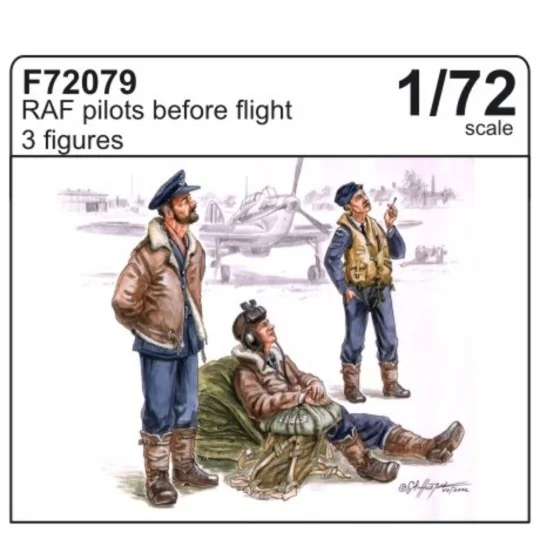 RAF Piloten, 1/72 - CMK 129-F72079 RAF Piloten, 1/72 - CMK 129-F72079
