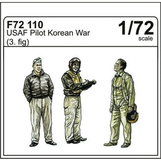 USAF Piloten Korea Krieg, 1/72 - CMK 129-F72110