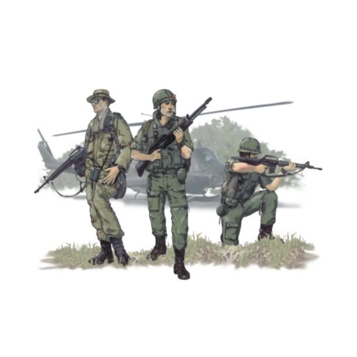 US Airborne Vietnam War - CMK 129-F72111