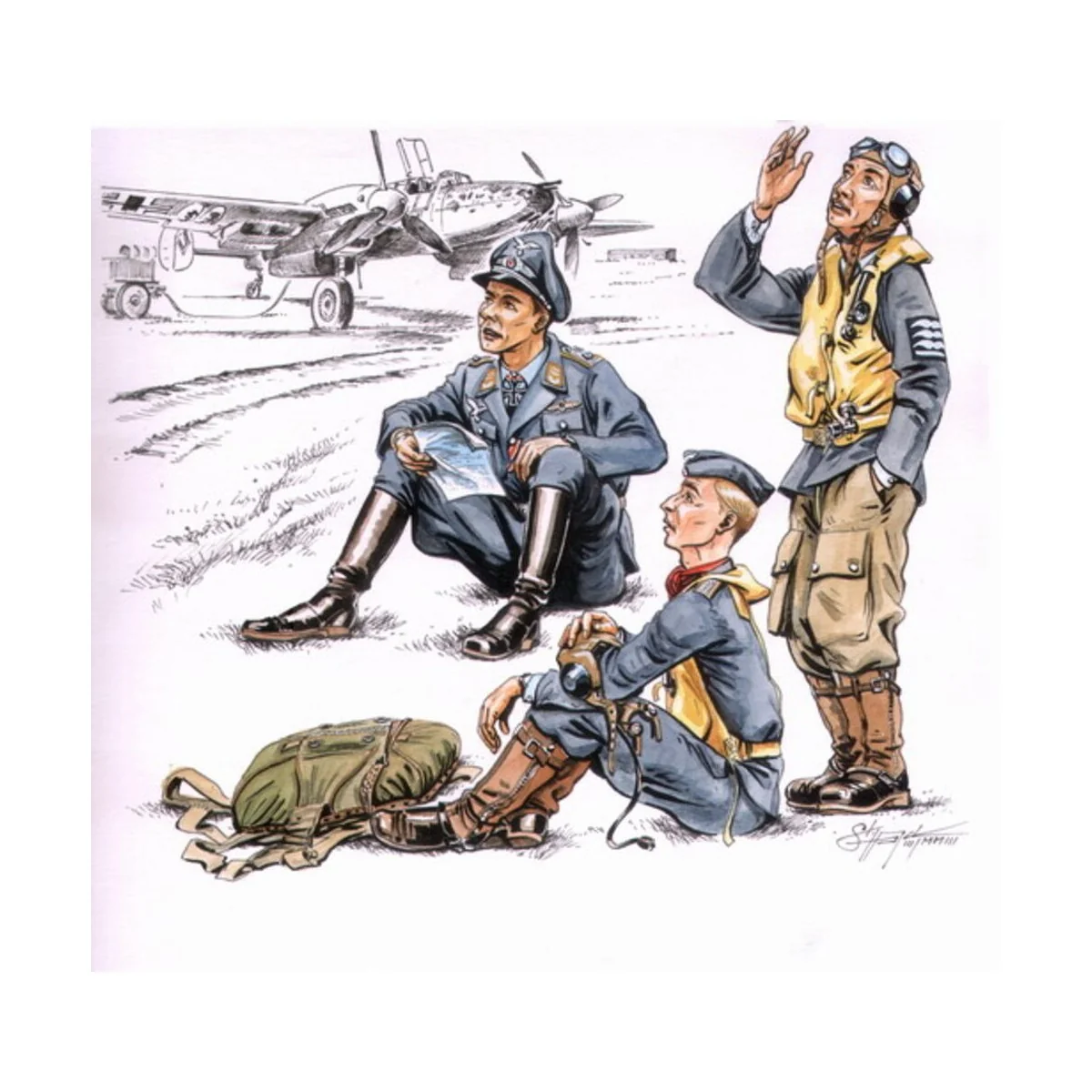 Deutsche Piloten - CMK 129-F72112