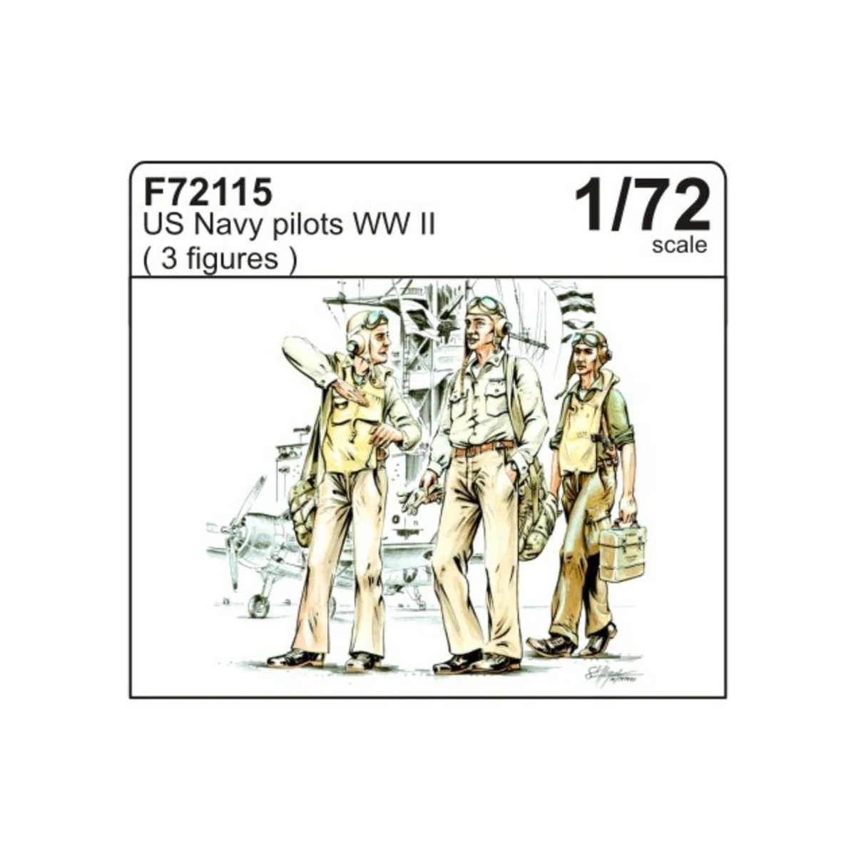 US Navy Piloten, 1/72 - CMK 129-F72115