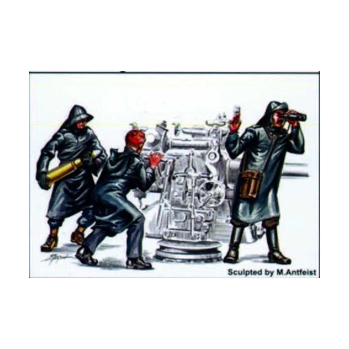 U-VII 88 mm Kanonen Besatzung - CMK 129-F72131