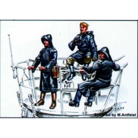 U-VII Oberdeck Besatzung, 1/72 - CMK 129-F72133