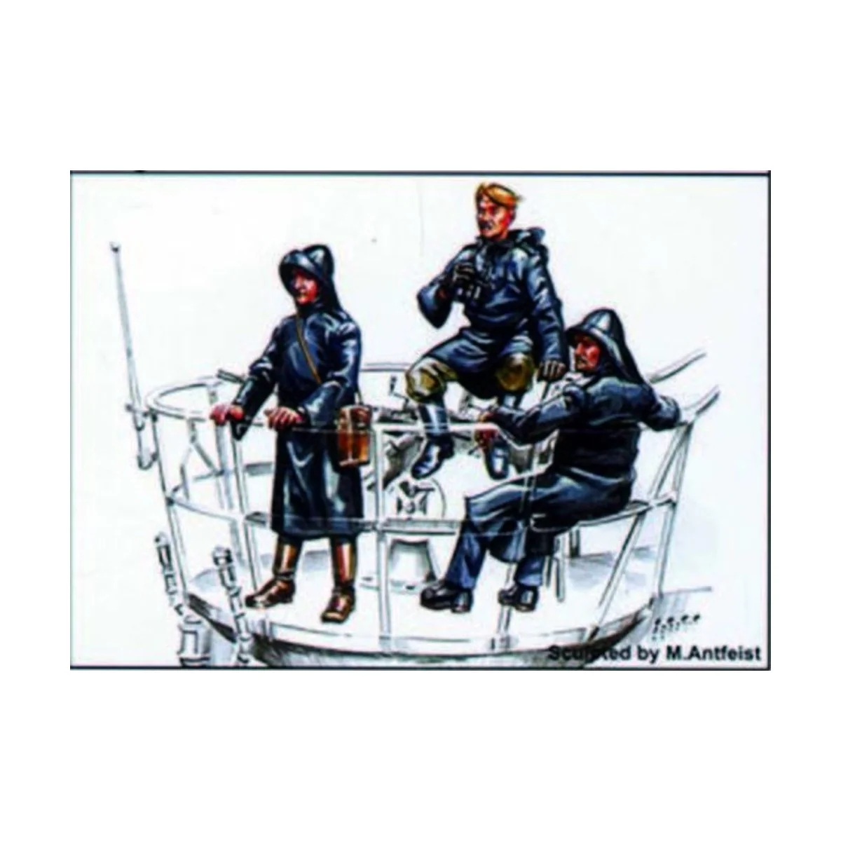 U-VII Oberdeck Besatzung, 1/72 - CMK 129-F72133