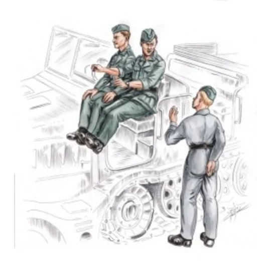 Deutsche Besatzung für Famo - CMK 129-F72155