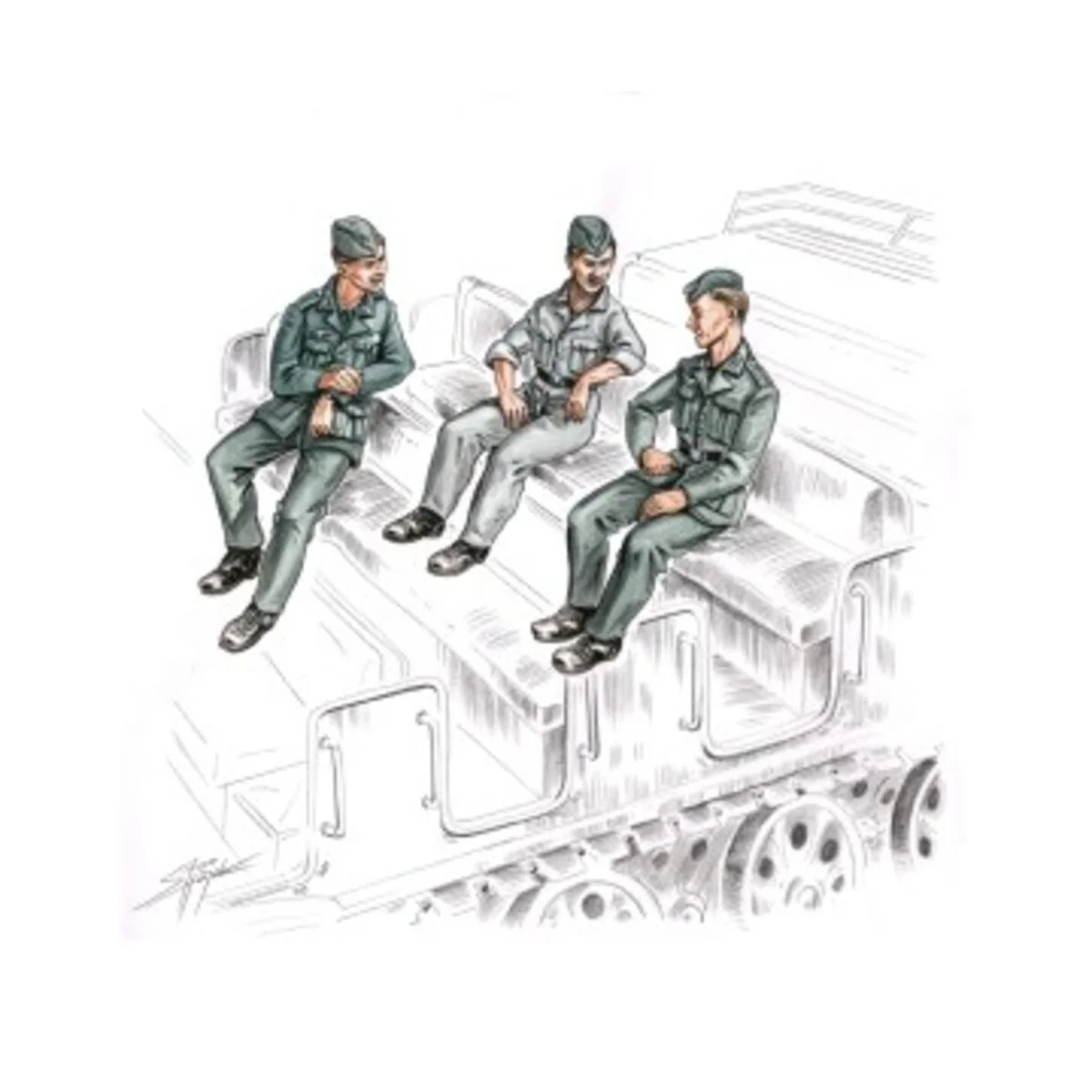 German soldiers for Famo - CMK 129-F72156