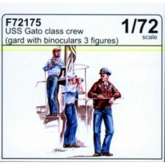 USS Gato Class Crew (Guard with binoculars), 1/72 - CMK 129-F72175