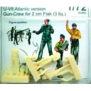 Gun-Crew für 2cm Flak U-VII Atlantic - Version - CMK 129-F72184