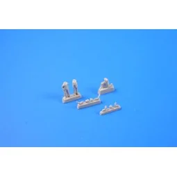 USAAF WWII pilot, gunner & mechanic (3p) - CMK 129-F72221