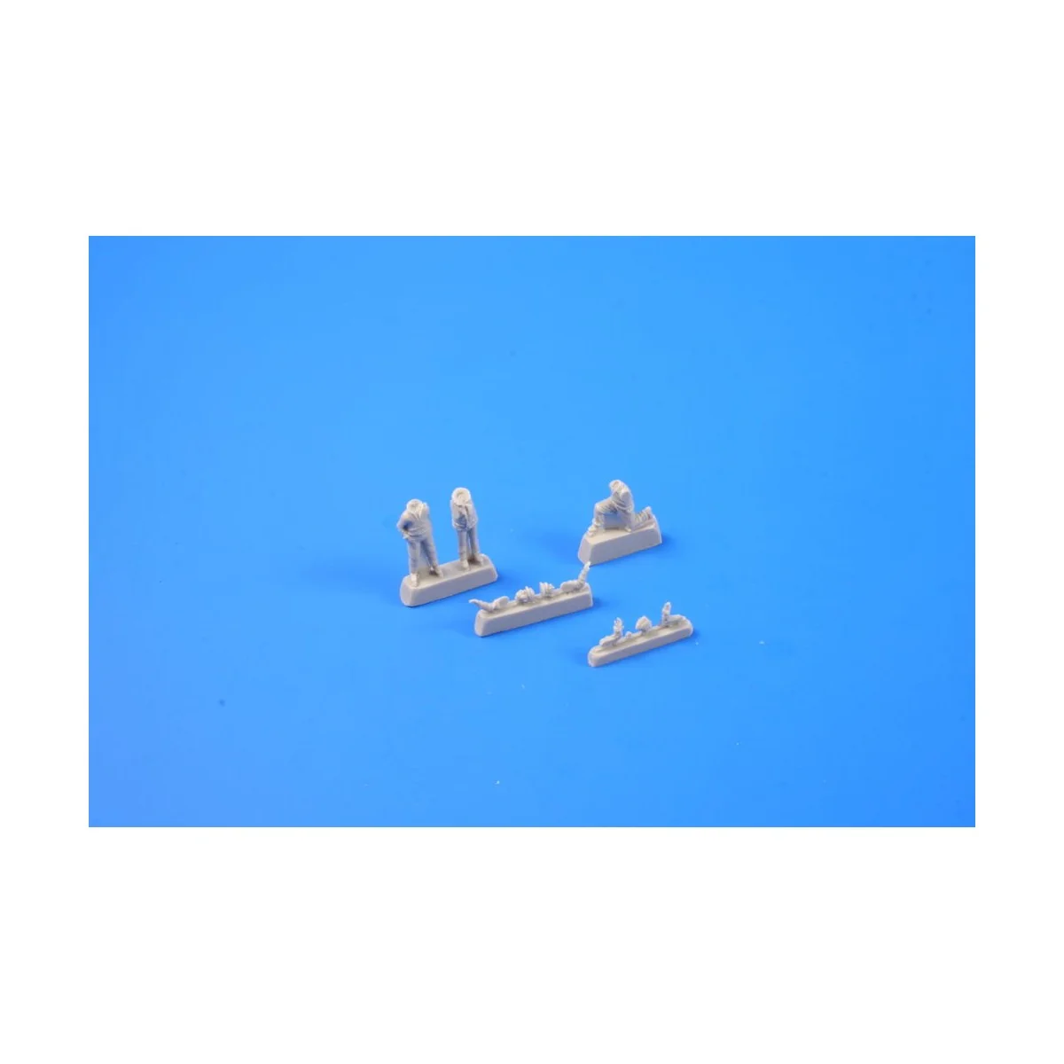 USAAF WWII pilot, gunner & mechanic (3p) - CMK 129-F72221