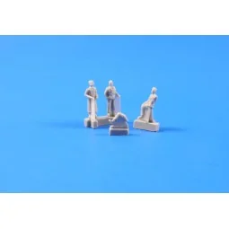 German tank crew 1944, standing, 1/72 - CMK 129-F72227