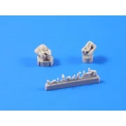 WWII German pilots at rest (2 fig), 1/72 - CMK 129-F72229