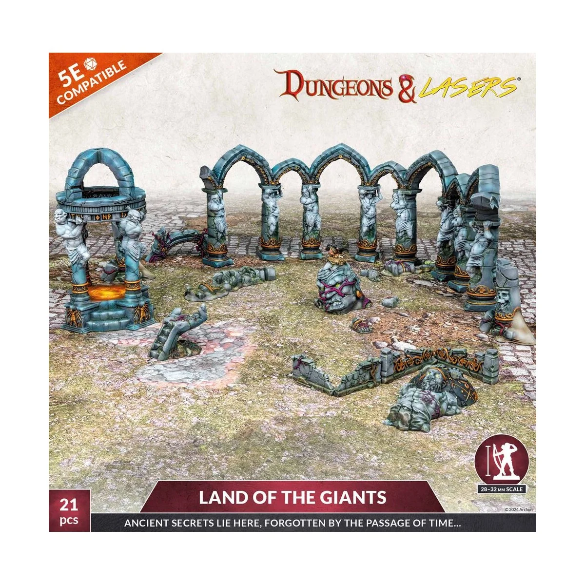 Dungeons & Lasers Starter Set: LAND OF THE GIANTS - Archon Studio D...