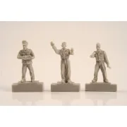 U-Boat U-IX-Crew in Command Section (3fi, 1/72 - CMK 129-F72253