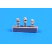 German A4/V2 missile launch platform personnel,WW II (3 Figures) - ...