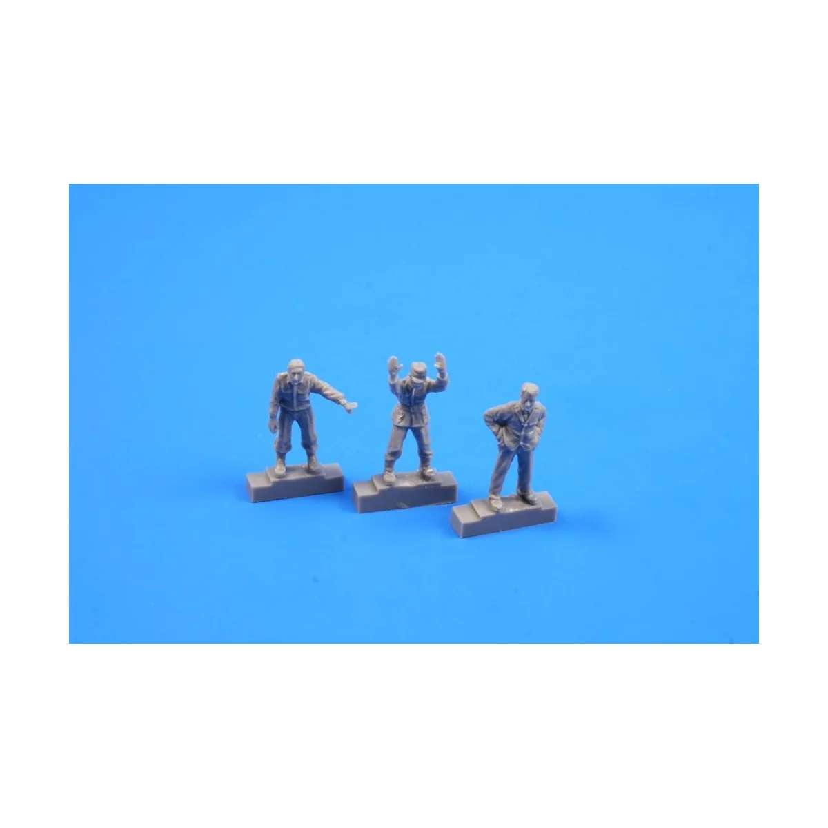 Werner v.Braun with his inspection team watching an A4/V2 rocket la...