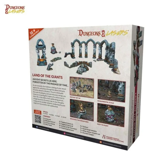Dungeons & Lasers Starter Set: LAND OF THE GIANTS - Archon Studio D...
