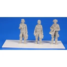 Japanese Army AF Bomber Crew MembersWWII (3 fig.) - CMK 129-F72289