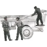 German WW2 personnel for Spacial Armour Meillerwagen V2 transporter...