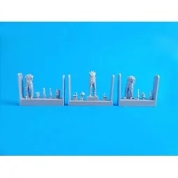 Czechoslovak pre-WWII pilots, (3 fig), 1/72 - CMK 129-F72325