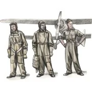 Czechoslovak pre-WWII pilots, (3 fig) - CMK 129-F72325
