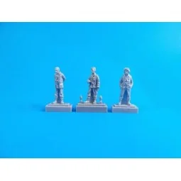 Barracuda Crew Members-Standing (3 fig.), 1/72 - CMK 129-F72326