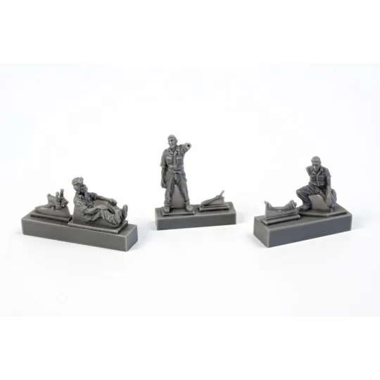 RAF Pilot Sitting in Cockpit w/Monkey on Shoulder+2 Mechanics, West... RAF Pilot Sitting in Cockpit w/Monkey on Shoulder+2 Mechanics, West...