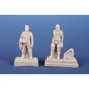 Bf 109E ace A. Galland and mechanic, 1/72 - CMK 129-F72369