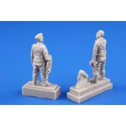 Bf 109E ace A. Galland and mechanic, 1/72 - CMK 129-F72369