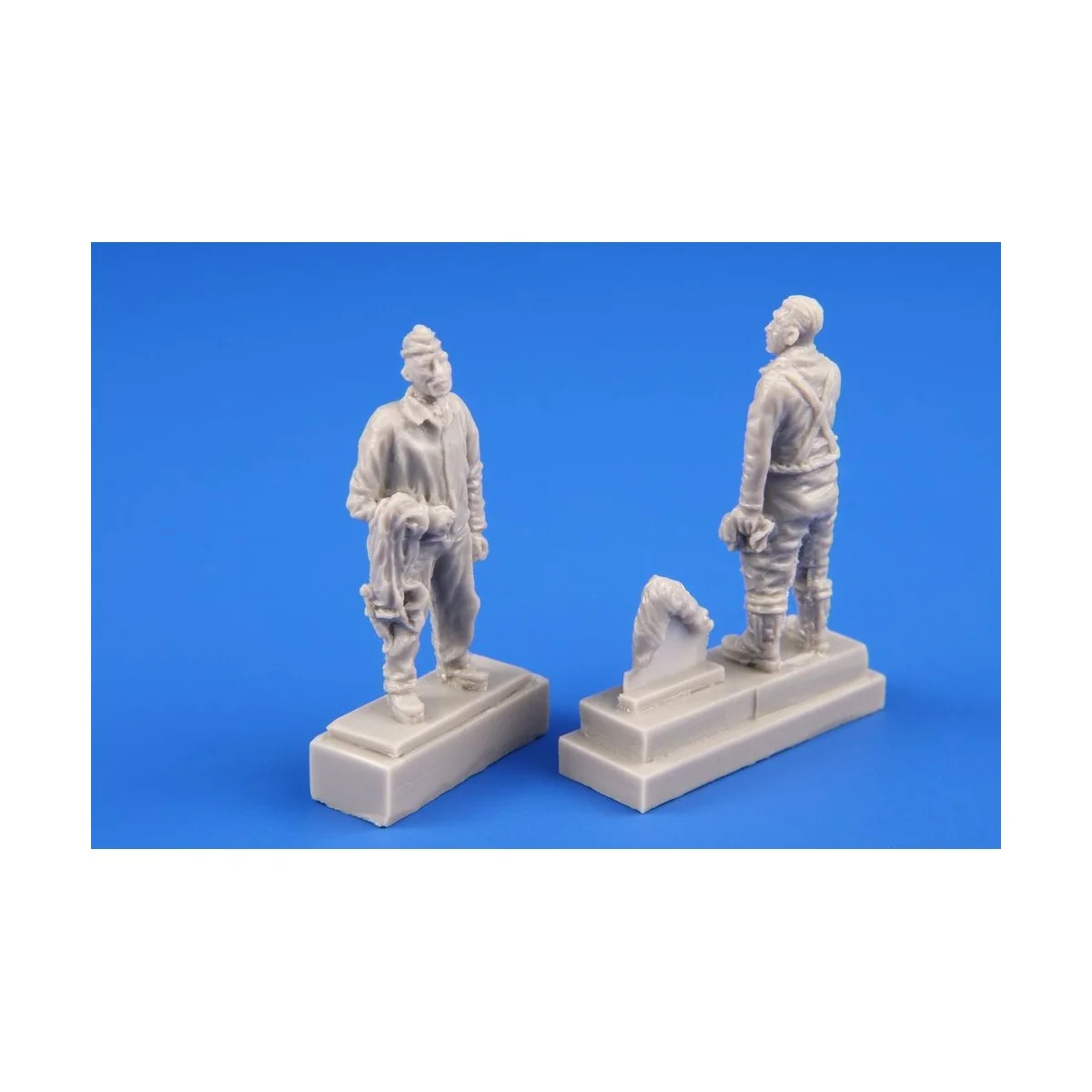 Bf 109E ace A. Galland and mechanic, 1/72 - CMK 129-F72369