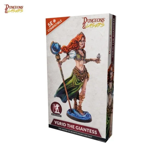 Dungeons & Lasers Miniatures: YGRID THE GIANTESS - Archon Studio DN...