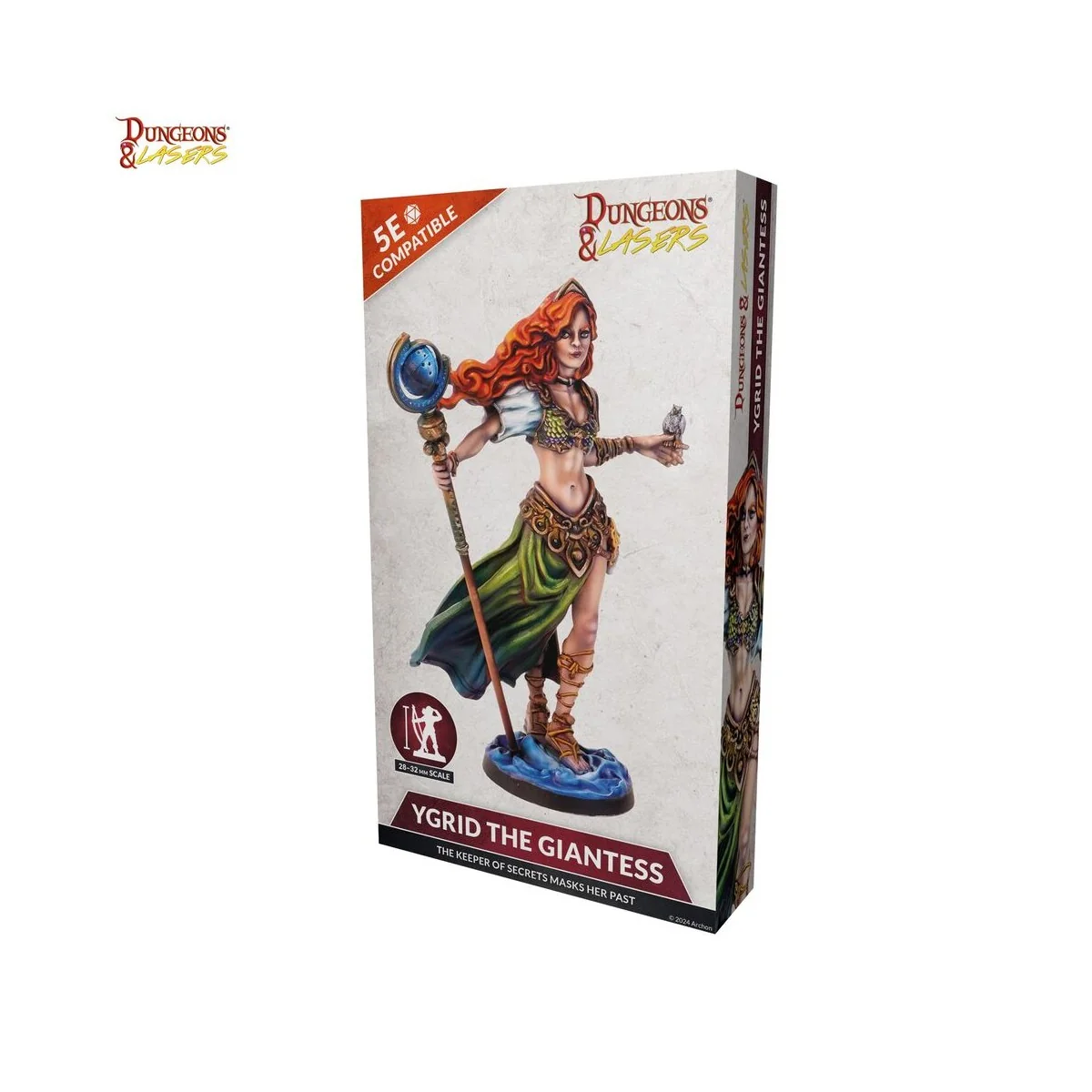 Dungeons & Lasers Miniatures: YGRID THE GIANTESS - Archon Studio DN...