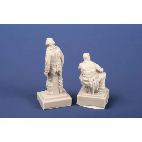 US Navy F6F Hellcat Pilot and Mechanic, 1/72 - CMK 129-F72371