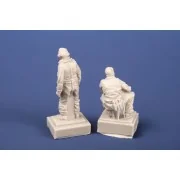 US Navy F6F Hellcat Pilot and Mechanic, 1/72 - CMK 129-F72371