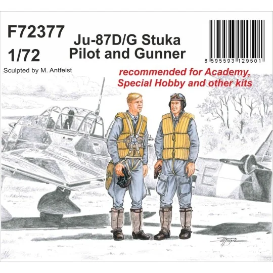 Junkers Ju-87D/G Stuka Pilot and Gunner - CMK 129-F72377