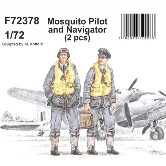 Mosquito Pilot and Navigator, 1/72 - CMK 129-F72378 Mosquito Pilot and Navigator, 1/72 - CMK 129-F72378
