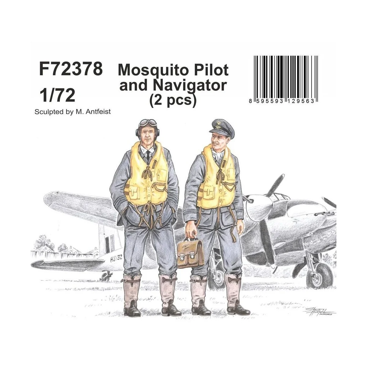 Mosquito Pilot and Navigator, 1/72 - CMK 129-F72378 Mosquito Pilot and Navigator, 1/72 - CMK 129-F72378