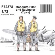 Mosquito Pilot and Navigator, 1/72 - CMK 129-F72378 Mosquito Pilot and Navigator, 1/72 - CMK 129-F72378
