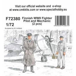 Finnish WWII Fighter Pilot and Mechanic, 1/72 - CMK 129-F72380