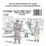 Finnish WWII Fighter Pilot and Mechanic, 1/72 - CMK 129-F72380