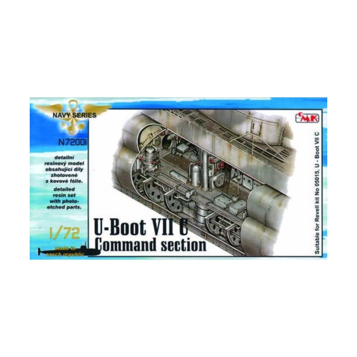 U-Boot Typ VII C Kommandozentrale - CMK 129-N72001