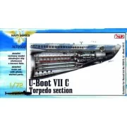 U-Boot Typ VII C Torpedoraum, 1/72 - CMK 129-N72002