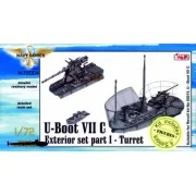 U-Boot Typ VII C Außendetails I Turm für Revell-Bausatz, 1/72 - CMK...