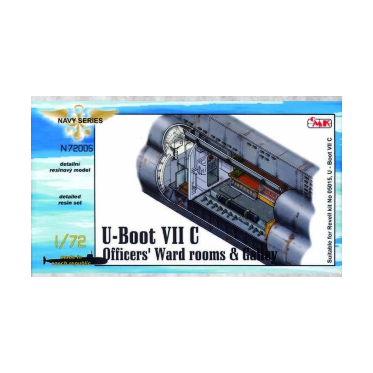 U-Boot Typ VII C Offiziersräume - CMK 129-N72005