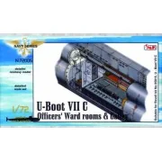 U-Boot Typ VII C Offiziersräume, 1/72 - CMK 129-N72005